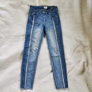 Nineteen 91 Mid Grazer Skinny Cropped/Ankle Jeans, Sz 6